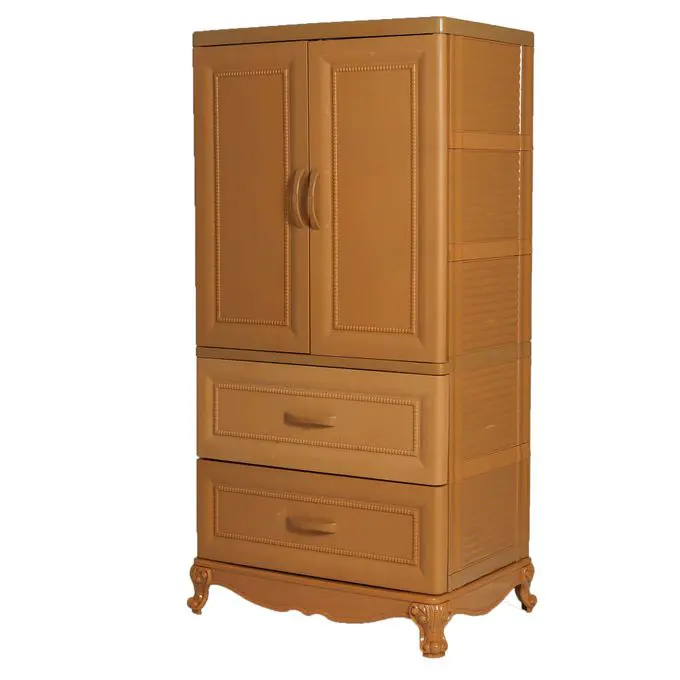 Armoire en plastique - CLEOPATRE - 2 Portes +2 casiers