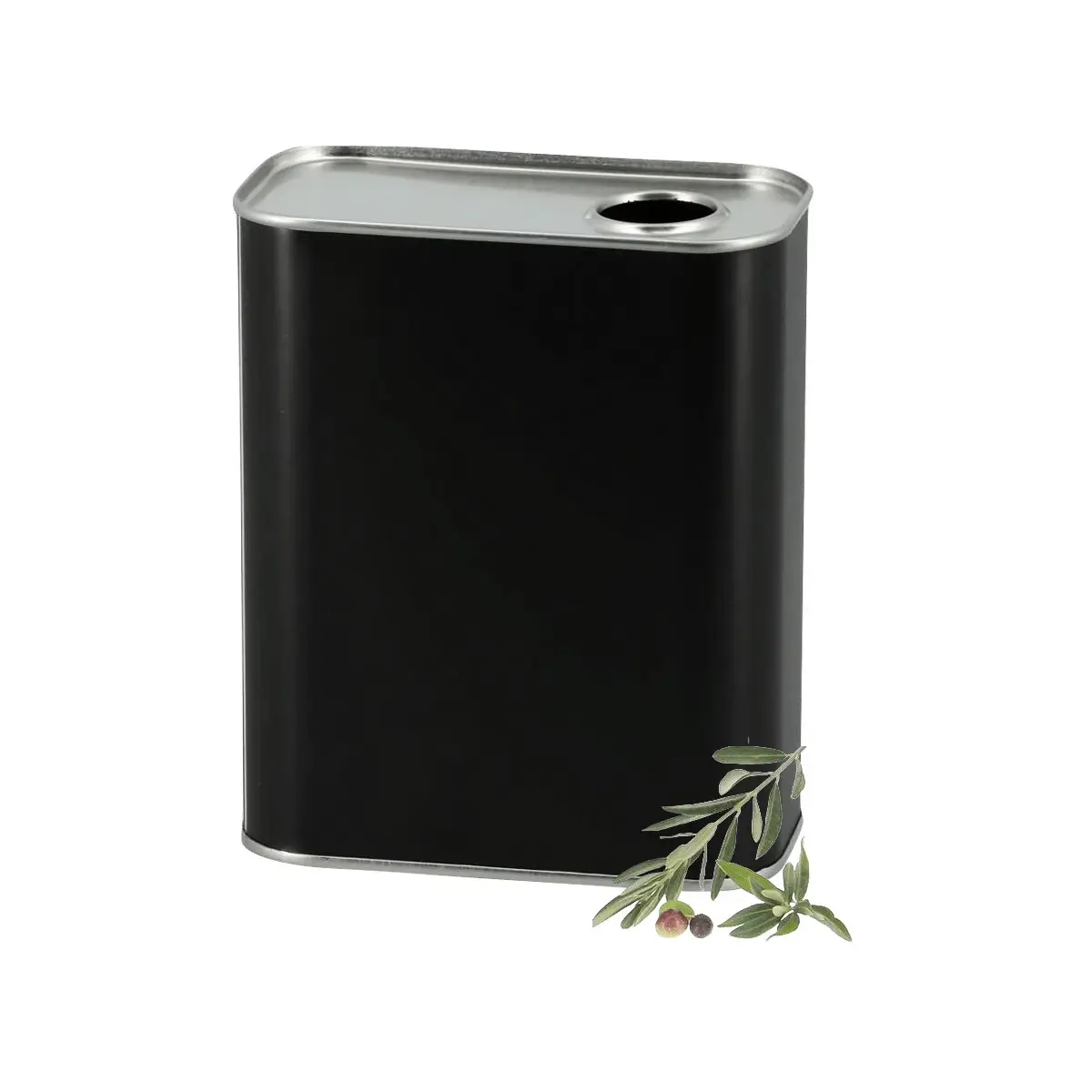 Bidon métallique pour huile avec bouchon 2L