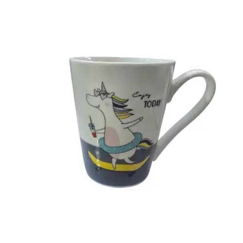 Mug en céramique avec un motif de licorne