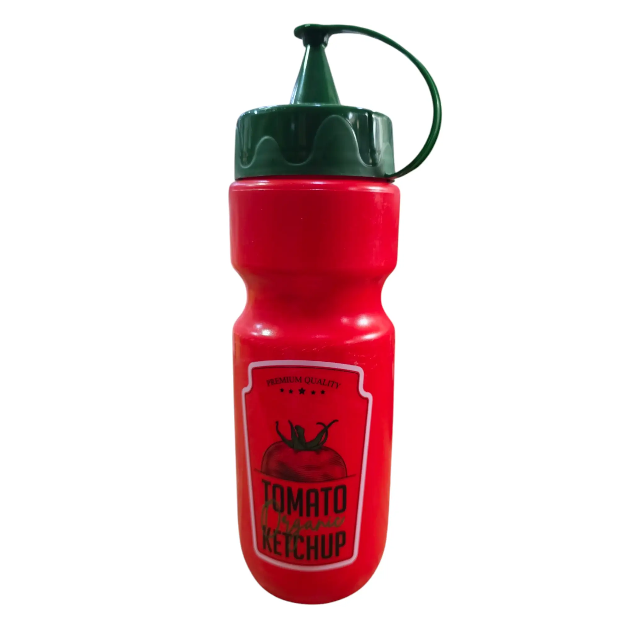Bouteille de ketchup à motifs